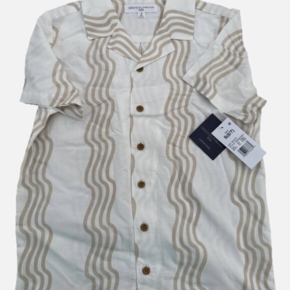 NWT Grayson/Threads Boy’s Button Down Shirt - Short sleeve size Medium (8) - Picture 3 of 4